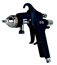 GUN SPRAY #95 W/66SS X 66SD NOZZLE - Guns: Binks